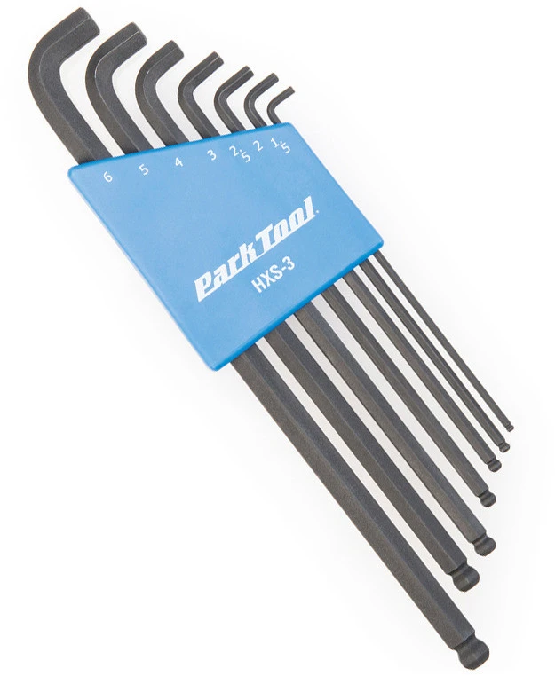 Parktool Set De Llaves Hexagonales Acodadas Stubby HXS-3 3 Parktool Set De Llaves Hexagonales Acodadas Stubby HXS-3