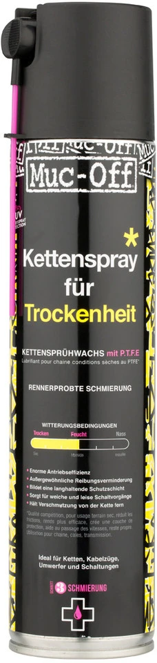 Muc-Off Lubricante Para Cadenas Dry Chain Lube PTFE