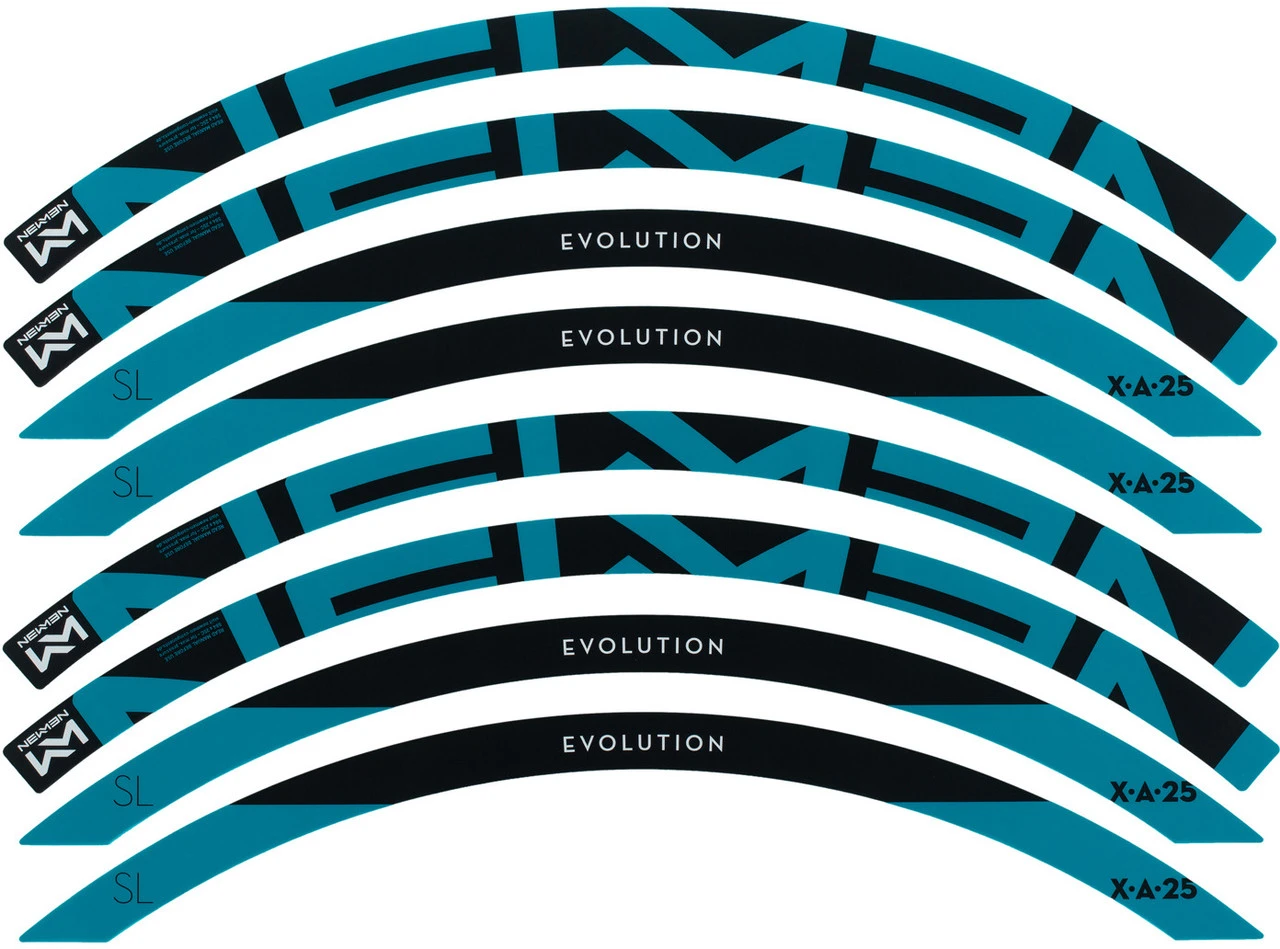 Newmen Kit De Calcomanías Para Llantas X.A.25 6 Newmen Kit De Calcomanías Para Llantas X.A.25 - Imagen 4