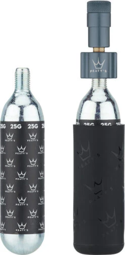 Bomba De Cartucho Holeshot CO2 Tyre Inflator Kit + Cartucho De 25 G -Ofertas Bicicleta Tienda 474796